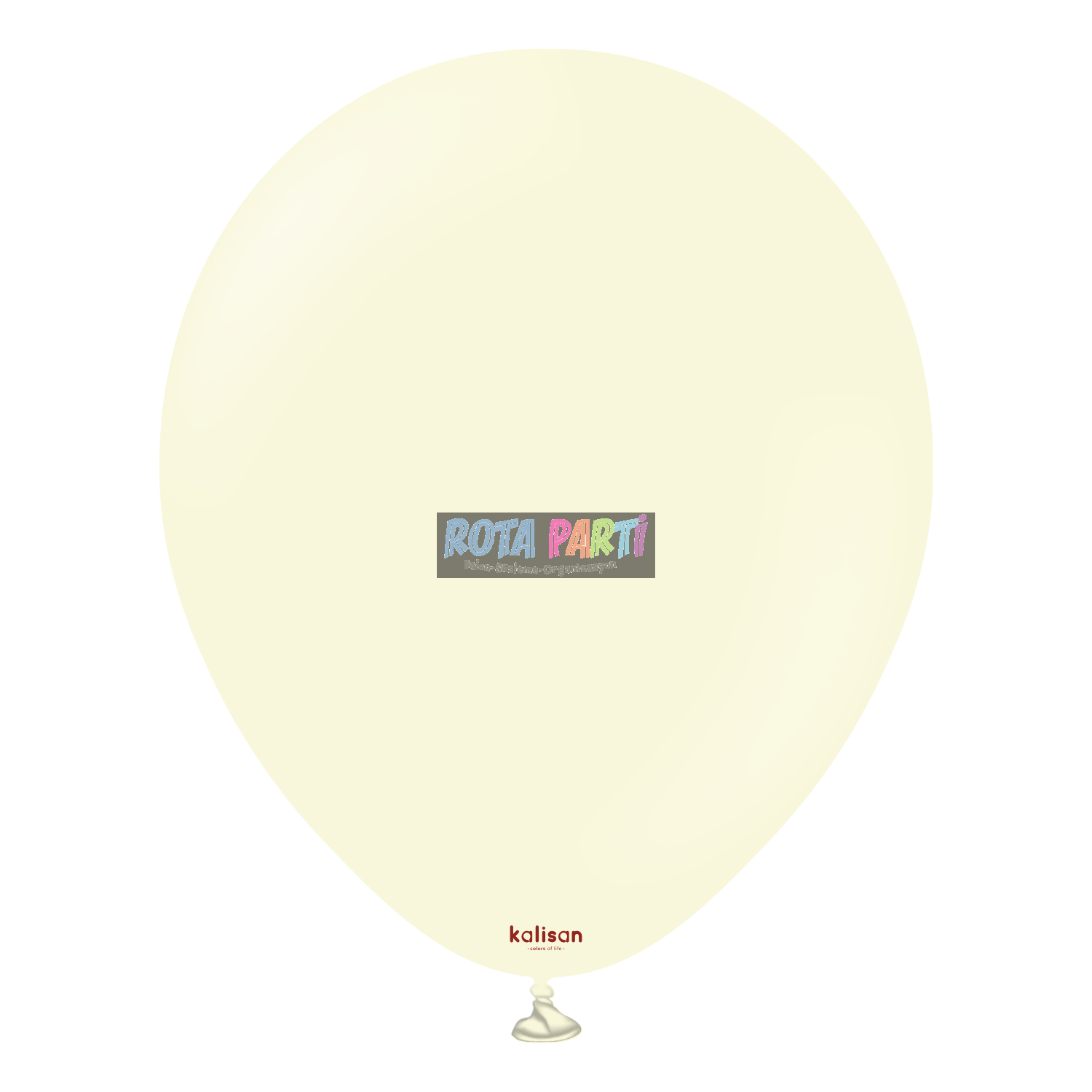12" Makaron Balon Pale Yellow (Soluk Sarı) 100’lü