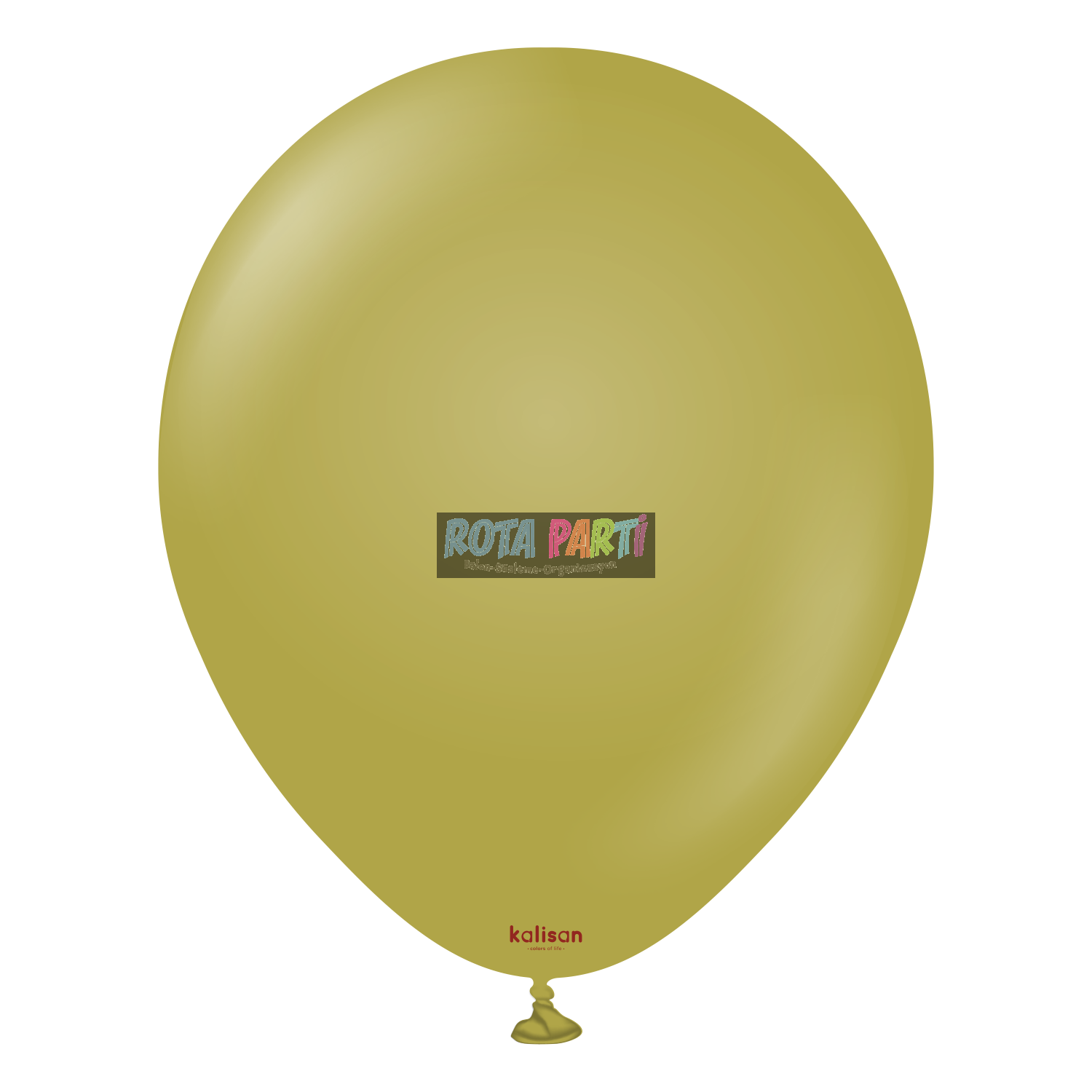 12" Retro Balon Zeytin (Olive) 100'lü