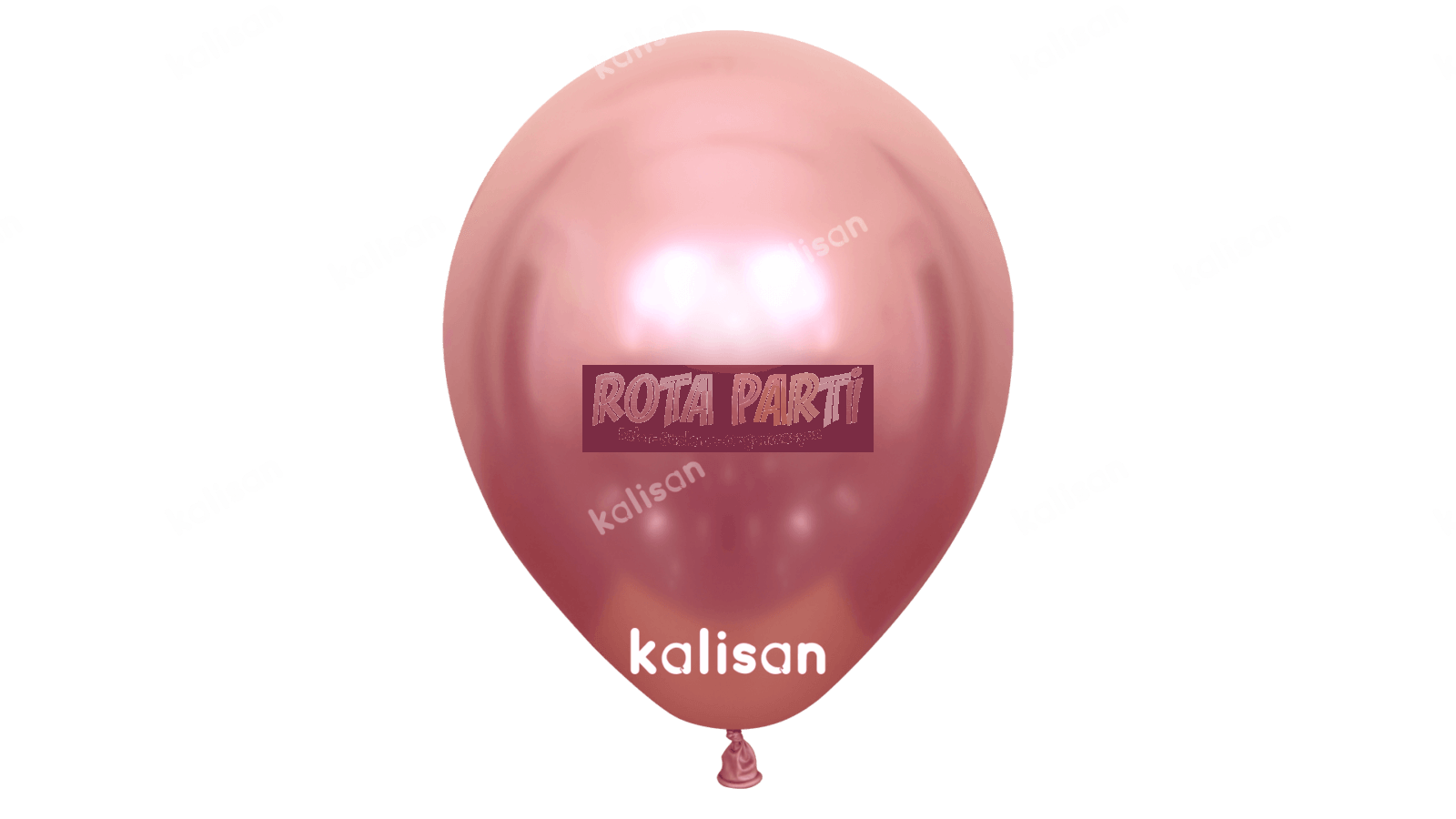  12" Krom (Mirror) Pembe (Pink) Balon 50'li