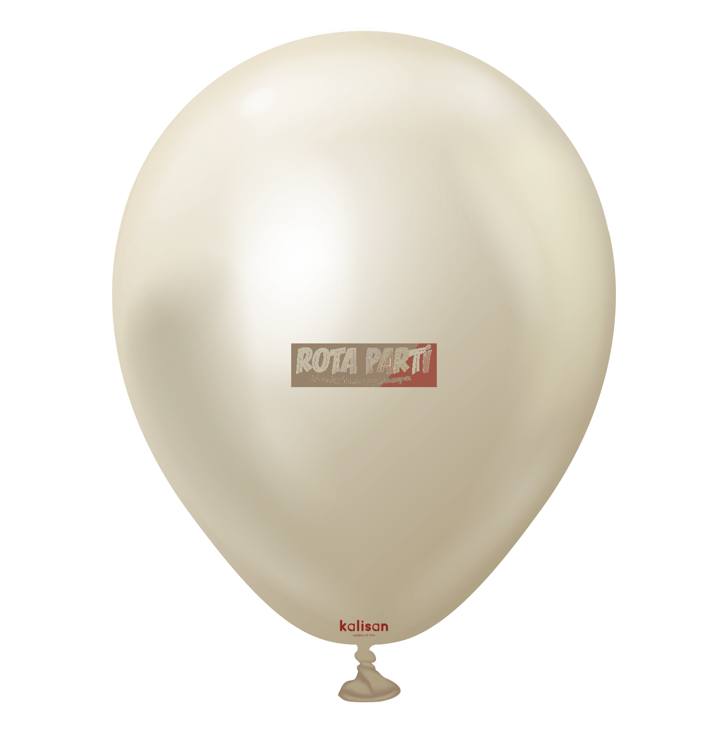 5" Mini Mirror (Krom) Beyaz altın (White Gold) Balon 100'Lü