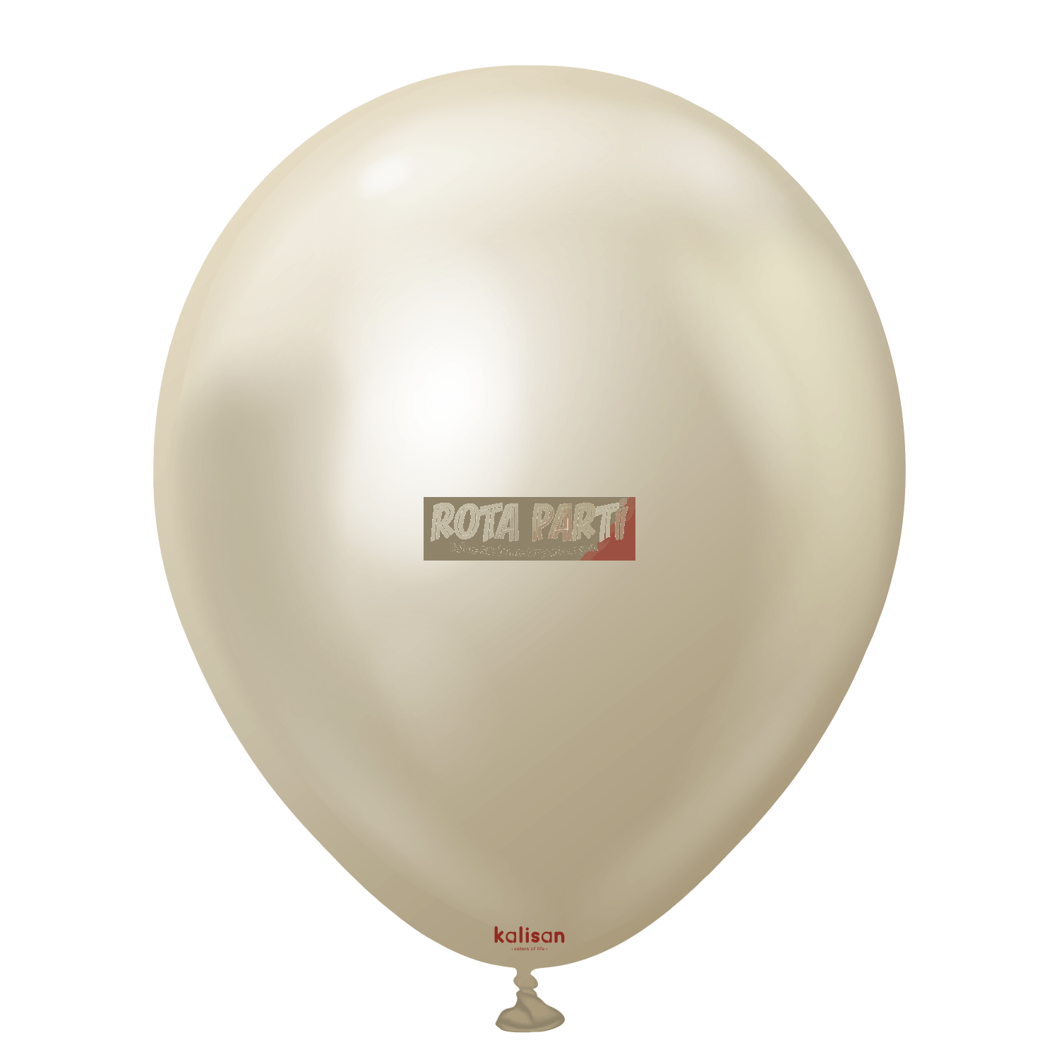  18'' Krom Mirror Beyaz Altın (White Gold) Balon 5'Li (45 Cm)