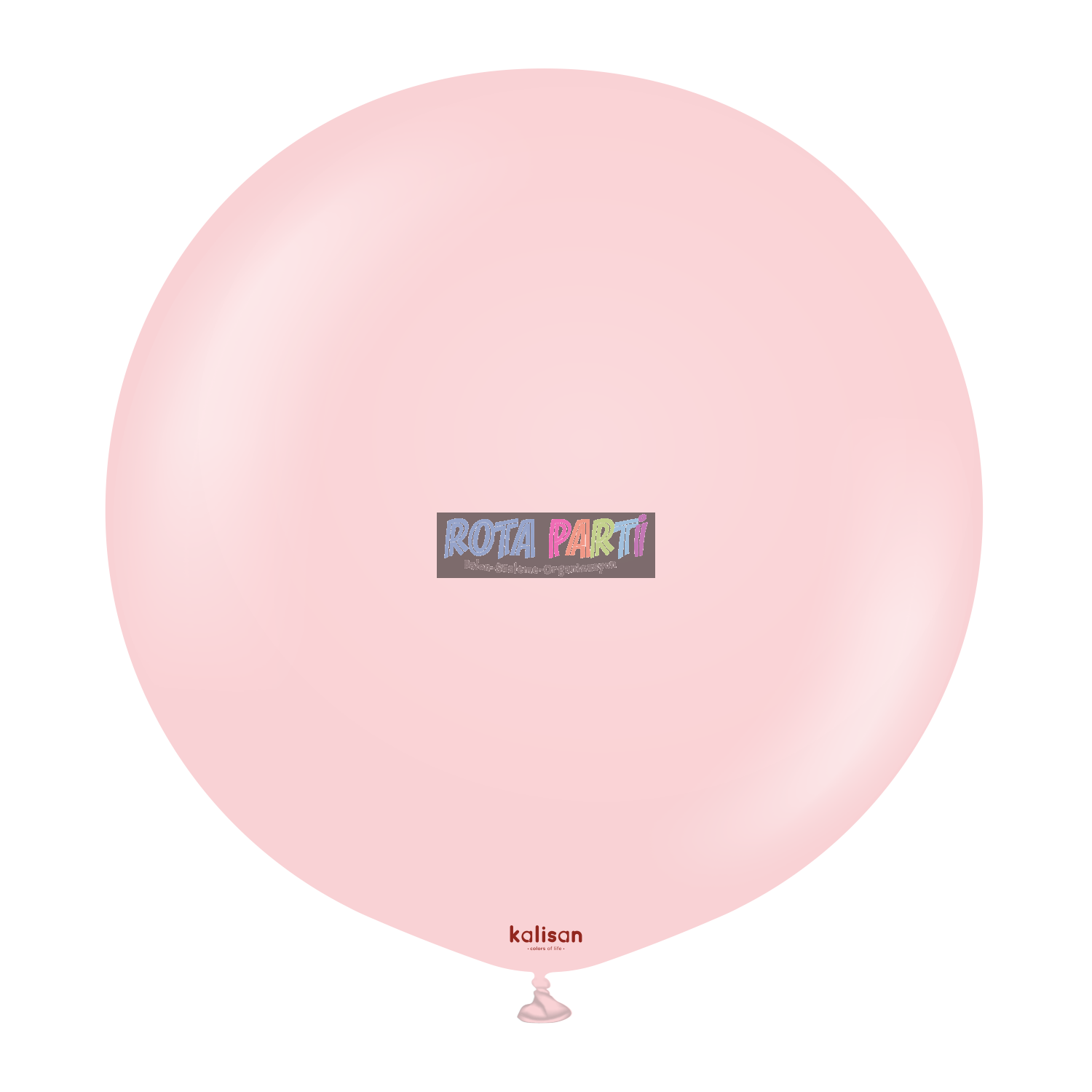24" Makaron Pembe (Pink) Balon 2'Li (60 Cm)