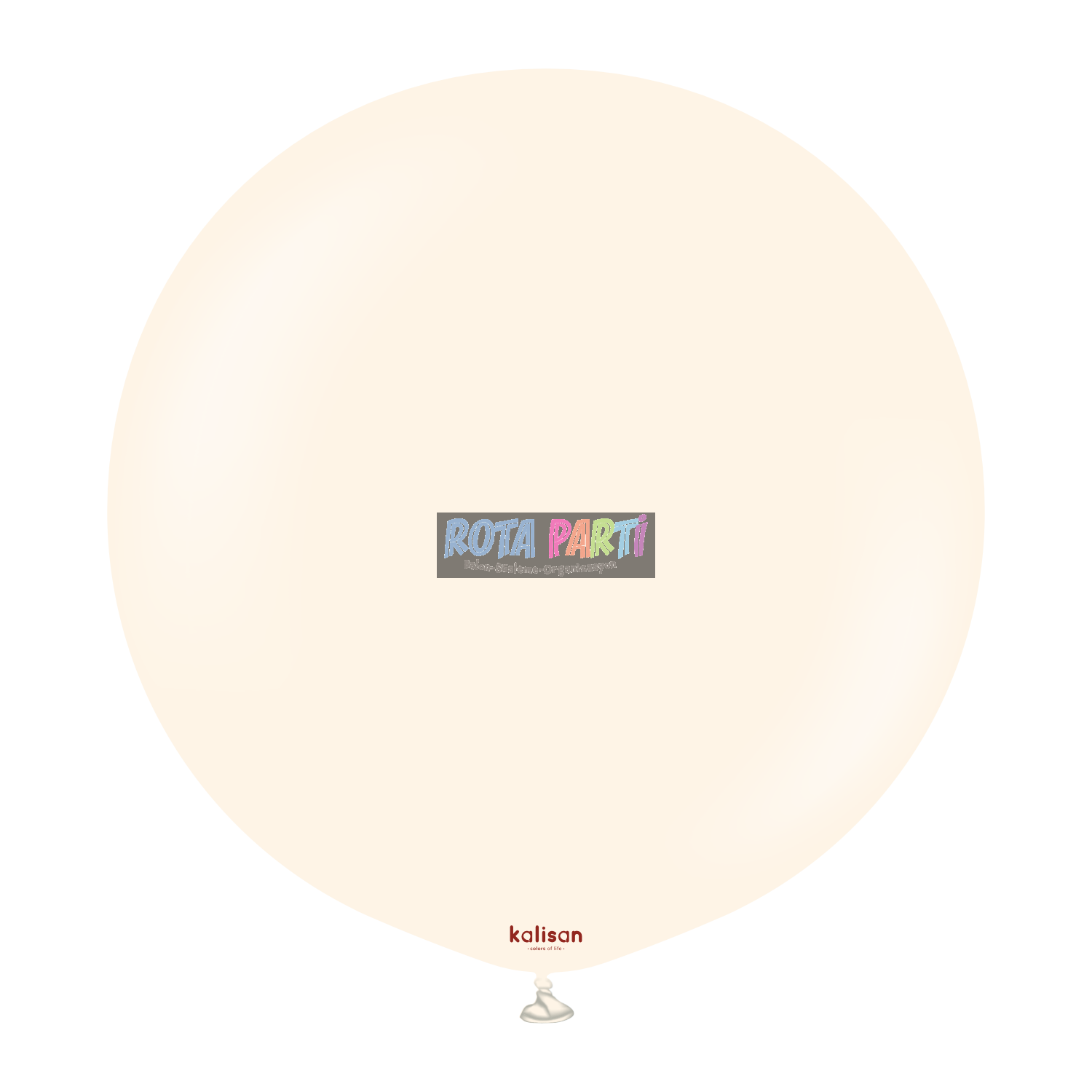 36" Makaron Soluk Somon (Pale Salmon) Balon 2'Li (90 Cm)