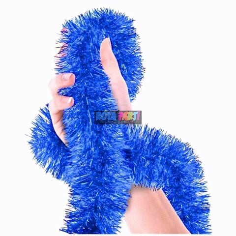 2 Mt Metalize Koyu Mavi Sim Süs 6,5cm